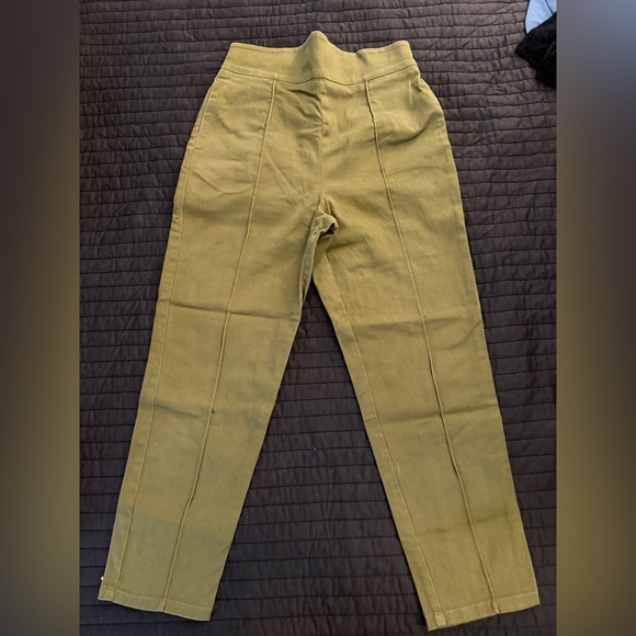 Pinup Couture Pants - PUG army green trousers